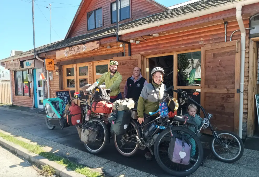 Touring bike rental patagonia chile south little town